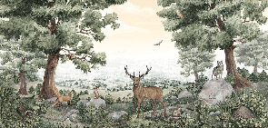 Tapete Tierleben