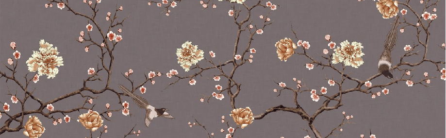 Tapete „Fleur de Printemps“ (Frühlingsblume)