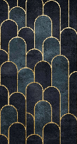 Tapete Dark Blue Chic