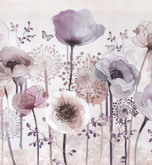 Tapete Fleur Parme