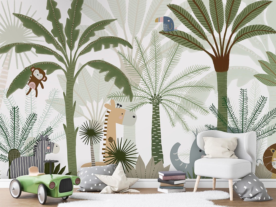 Papier peint délicieuse savane bébé, XXL, tendance
