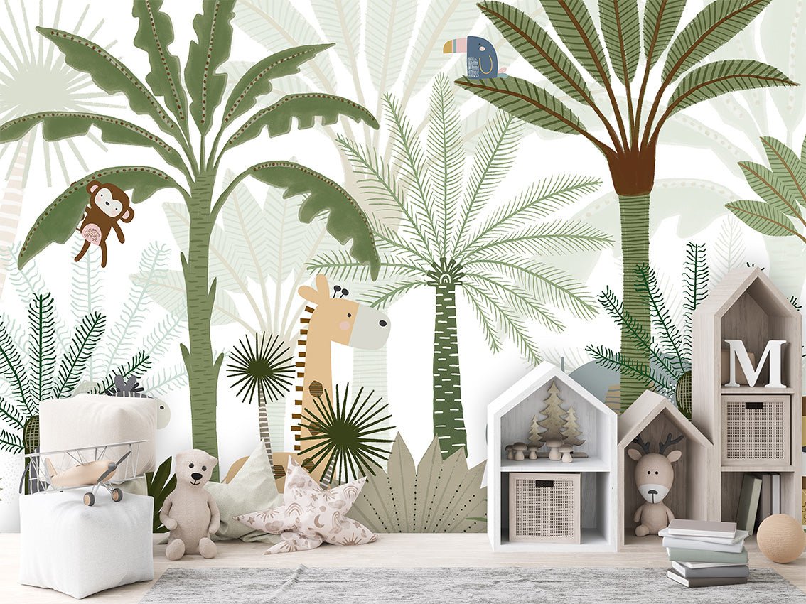 Papier peint délicieuse savane bébé, XXL, tendance