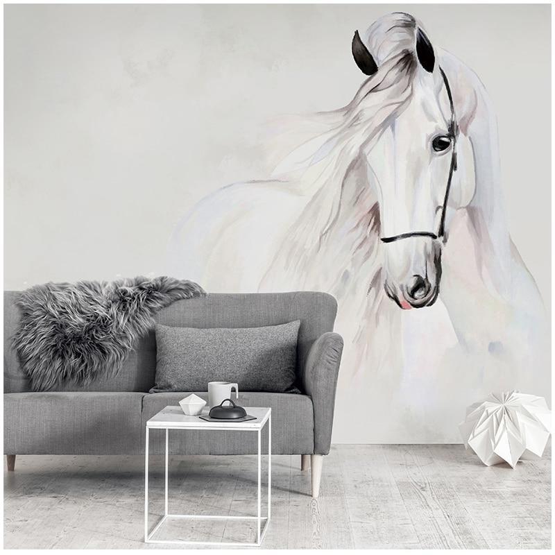 Papier peint Etalon Blanc Majestueux, XXL, tendance