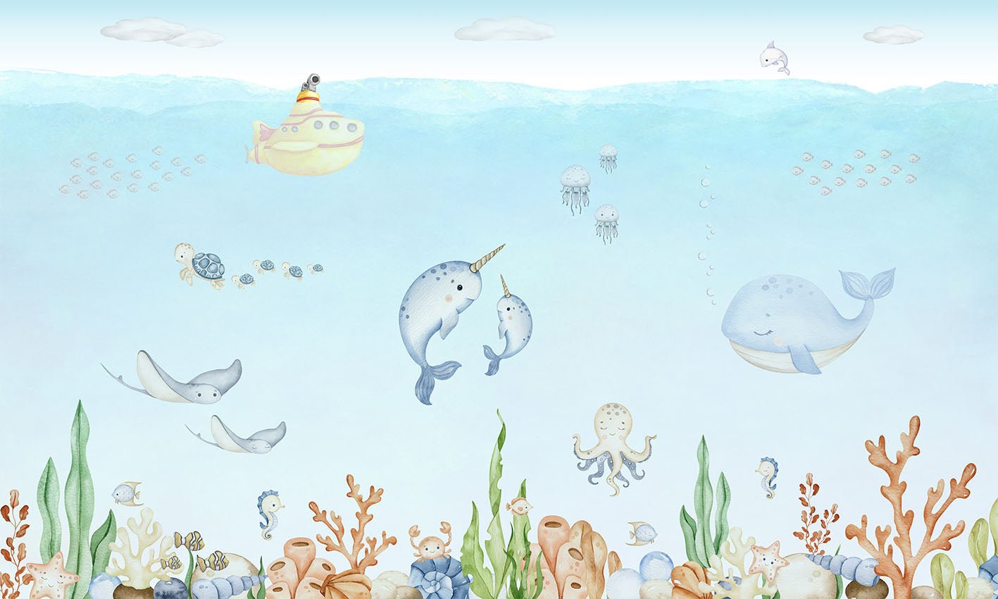 Papier peint marina baie, XXL, tendance