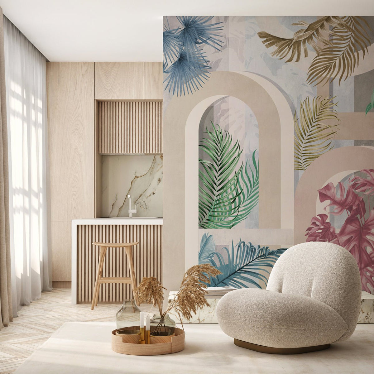 Trendtapete Bunte Arche