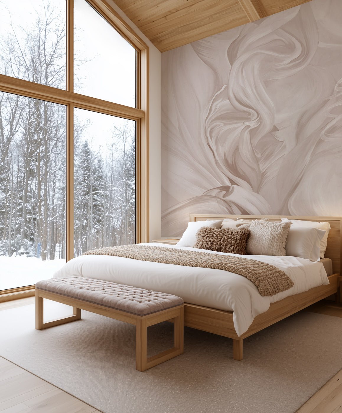Moderne Tapete – Sublime Flow Sepia