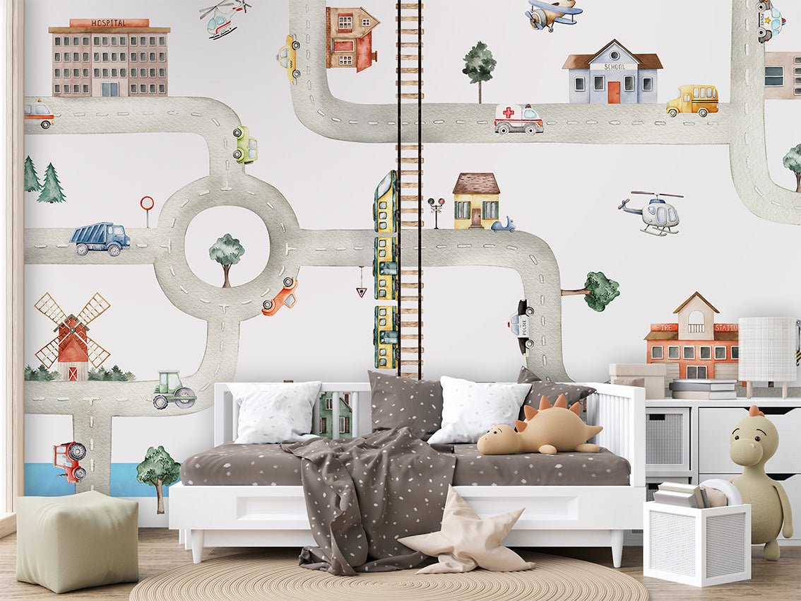 Papier peint style tapis circuit, XXL, tendance