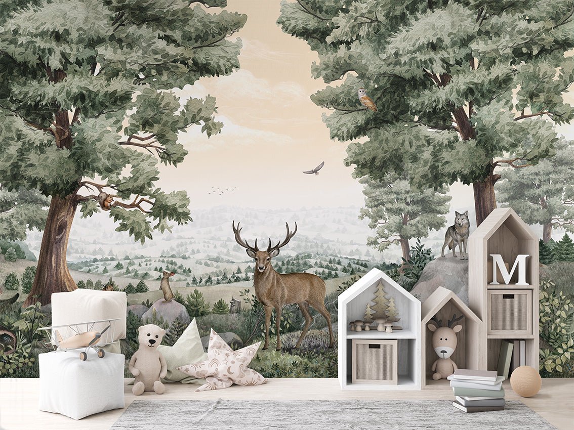 Papier peint vie des animaux, XXL, tendance