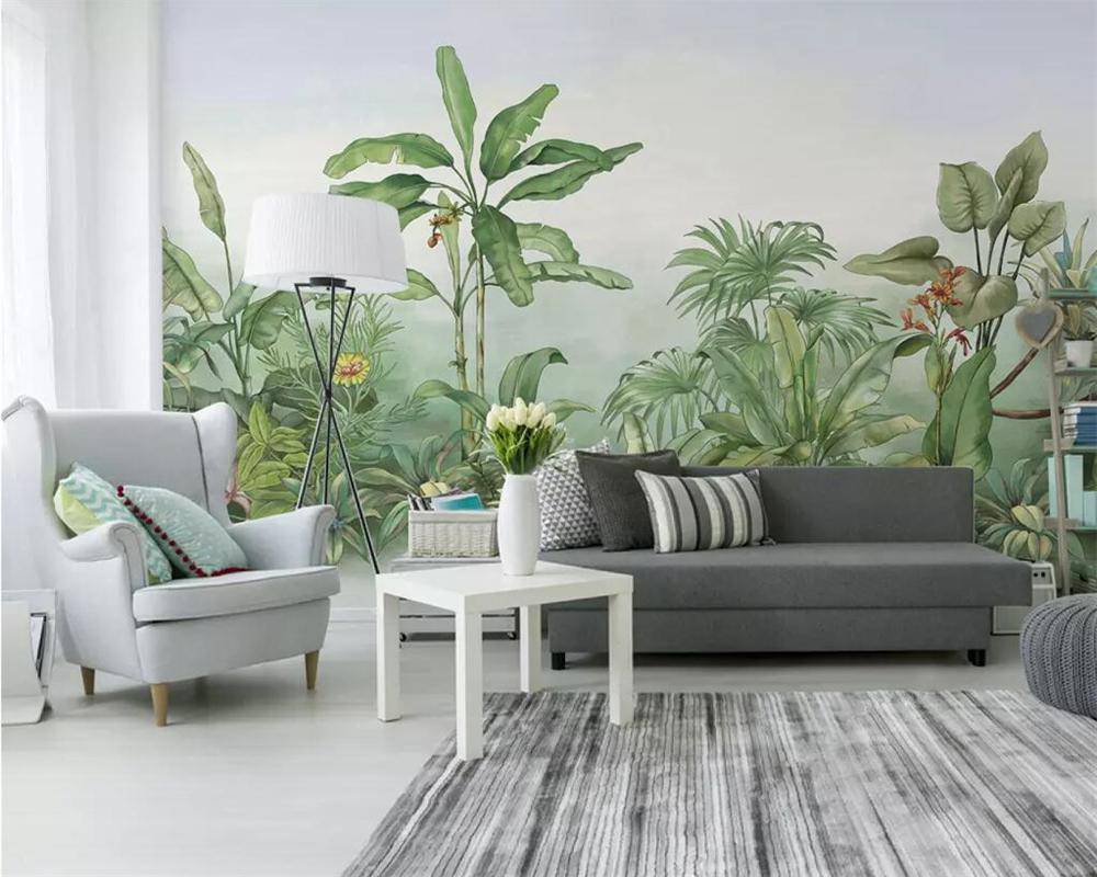 Papier peint Végétal Botanic - papier peint sur mesure francais - muralconcept