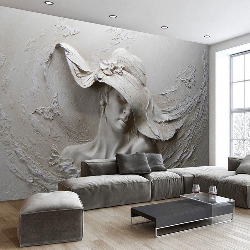Papier peint Woman Sculpt - papier peint sur mesure francais - muralconcept