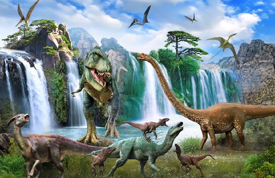 Tapete Dinosaurier 3D