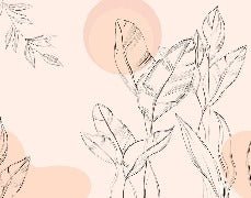 Tapete Anmutige Flora