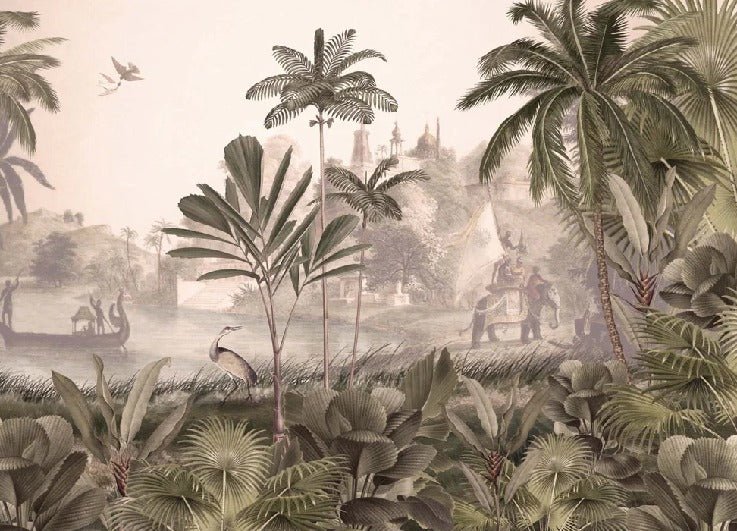 Papier peint jungle haven léopard, XXL, tendance