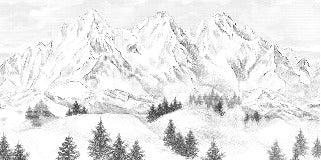 Tapete Berggipfel von Chamonix