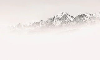 Tapete Nebliger Morgen Mont Blanc