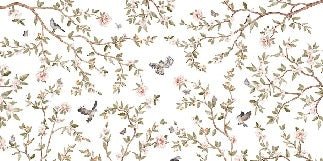 Papier peint oiseau chambre enfant, XXL, tendance