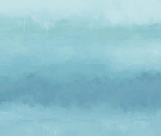 Papier peint panoramique dégradé bleu, XXL, tendance