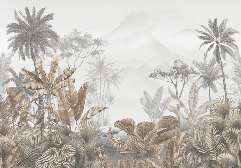 Tapete Trend Tropical Sepia