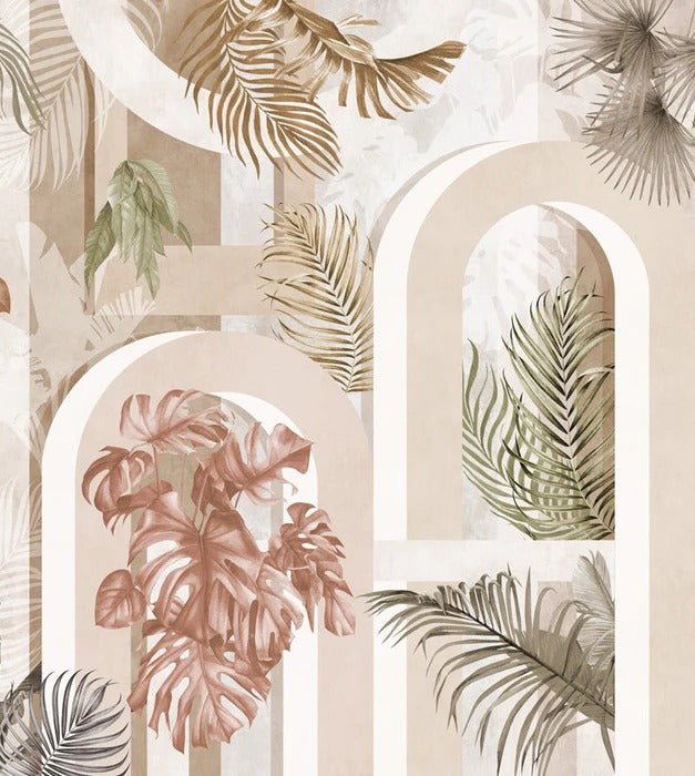 Papier peint bureau tendance arche sépia, XXL, tendance