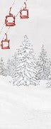 Papier peint montagne télécabine rouge, XXL, tendance