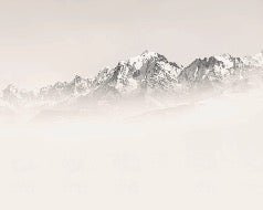 Papier peint Mont Blanc dans la brume sépia, XXL, tendance