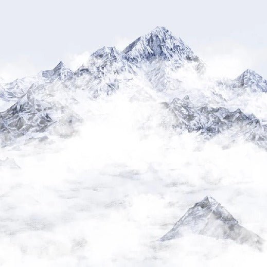 Tapete Mount Everest blau