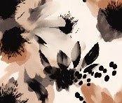 Hypnotische Blumentapete