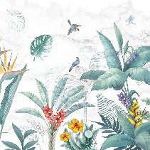 Papier peint Végétal & Bird, XXL, tendance