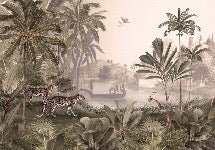 Tapete Dschungel haven Leopard