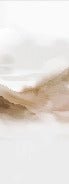 Papier peint montagnes voilées – Lueur sépia, XXL, tendance