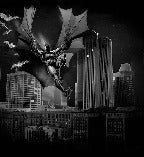 Panorama-Tapete batman film hero all dark