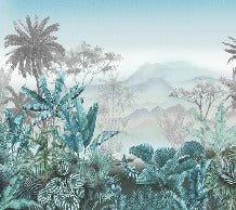 Trendtapete Tropical Blue