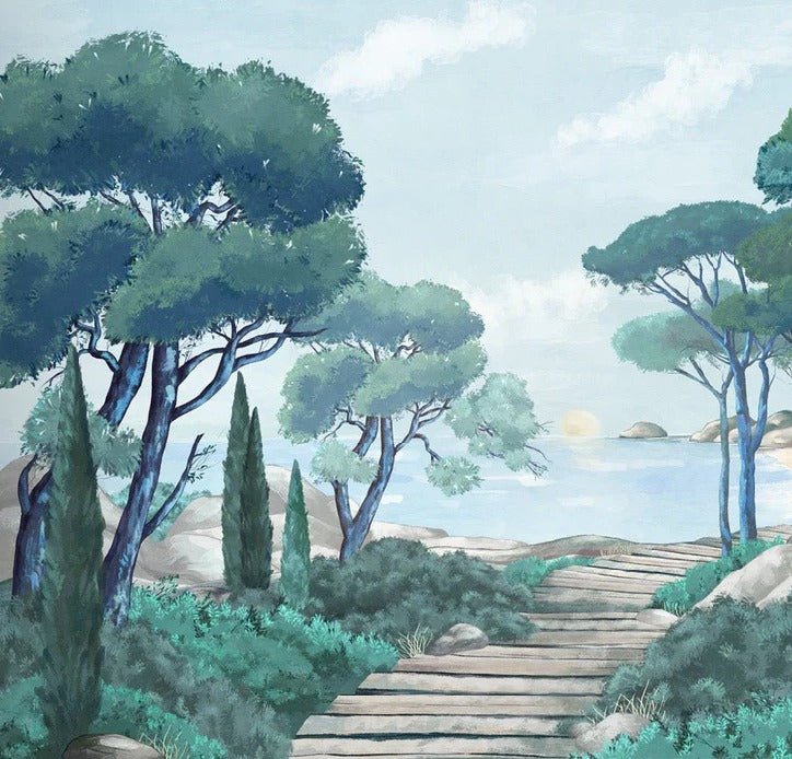 Tapete Spaziergang in den Calanques