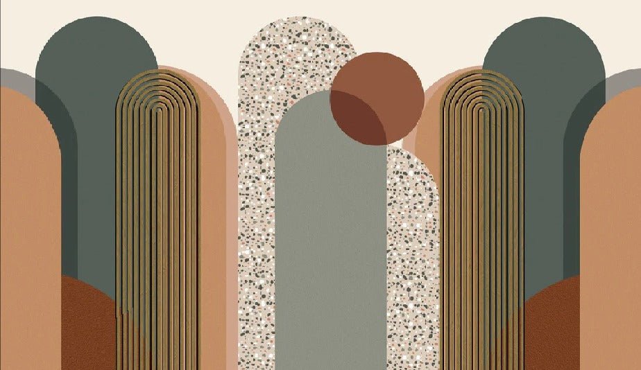 Papier peint Art déco graphique tendance, XXL, tendance