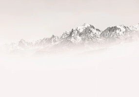 Tapete Nebliger Morgen Mont Blanc