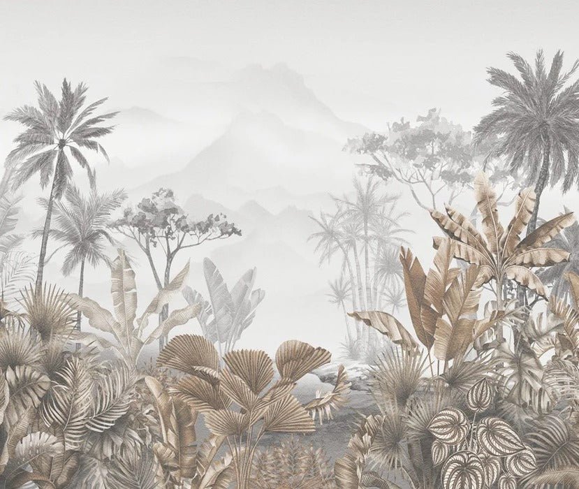 Tapete Trend Tropical Sepia