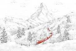 Panorama-Tapete Matterhorn