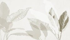 Papier peint feuillage moderne sépia