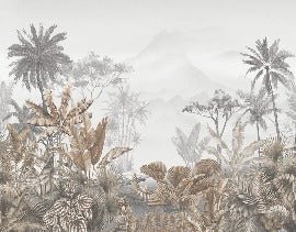 Tapete Trend Tropical Sepia