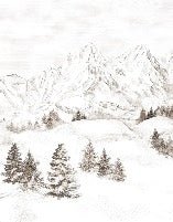 Tapete Bergmassiv der Alpen