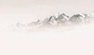 Tapete Nebliger Morgen Mont Blanc