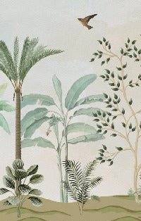 Papier peint chinoiserie jungle, XXL, tendance