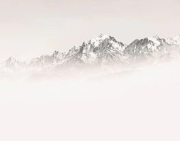 Tapete Nebliger Morgen Mont Blanc