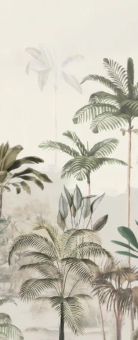 Papier peint panoramique jungle eden vert, XXL, tendance