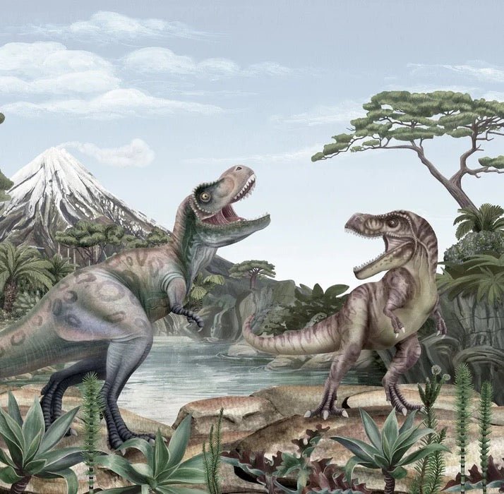 Tapete Welt der Dinosaurier