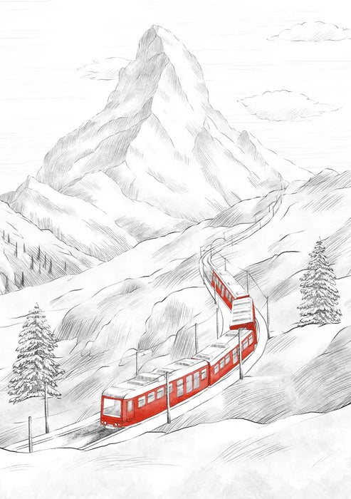 Panorama-Tapete Matterhorn