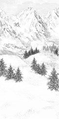 Tapete Berggipfel von Chamonix