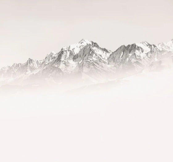 Tapete Nebliger Morgen Mont Blanc