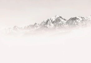 Tapete Nebliger Morgen Mont Blanc