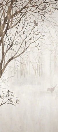 Papier peint sur mesure forêt bienvenue dans le bois, XXL, tendance